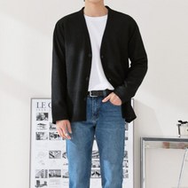 맨타임 남성용 GD 7컬러 무지 데일리 가디건