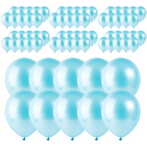 로켓풍선 30cm, 펄 아주르, 200개
