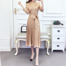포플러앤씨 블라써니 플리츠 원피스