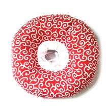 더플로우 반려동물 넥카라 패턴레드 L, 115g, 1개