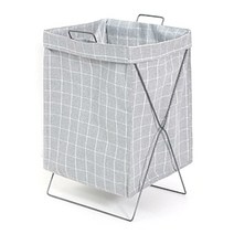 리빙해피 대용량 다용도 재활용 분리수거함, 체크, 1개