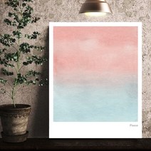 리드오프 액자테이블 중, 추상화 평화