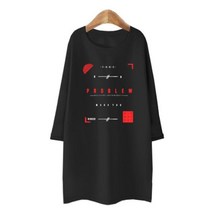 블론디 여성용 프라브럼 특양면 7부 티셔츠