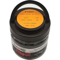 이노공구 직결나사 둥근머리 흑색 4.2 x 38 mm 1257, 1개