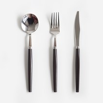 니코트 good grip 커트러리 1인세트, 다크브라운, 디너스푼 + 포크 + 나이프
