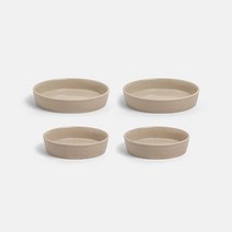 마리아꾸르끼 휘빈카 중 + 소 찬기 세트, 스톤 베이지, 2세트