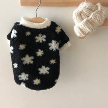 바이담수미 강아지 데이지 맨투맨, 블랙