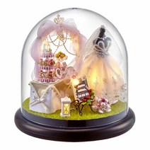 꼬미딜 DIY 미니어처하우스 돔형 05 영원한 사랑 + 제작도구, 혼합색상