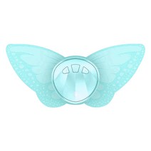 머레이 라벤 나비 저주파 EMS 마사지기, HA-318, 블루