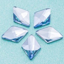 네일은재료빨 빅다이아몬드 네일 평스톤, 7 라이트블루, 15개