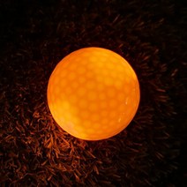 LED 발광 골프공, 1세트, 오렌지