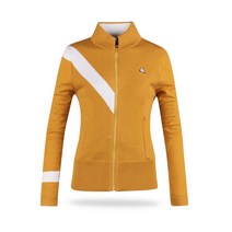 럭스골프 여성용 배색 골프 울 방풍 바람막이 니트 LB20W803W