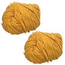 태광 마크라메 실 60합 4mm 2p, 05 머스터드, 91m, 2개
