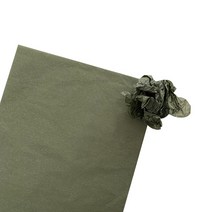 티나피크닉 꽃포장 단색 색화지 전지, 카키색, 25개