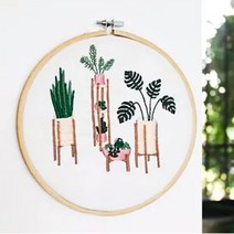 에이엘비 이지자수 DIY키트 15cm, 1세트, 따스한화분(n36)