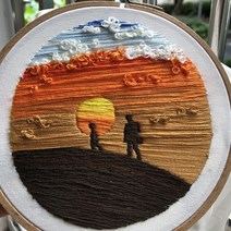 에이엘비 이지자수 DIY패키지 15cm, 1세트, 석양(n64)