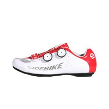 필모리스 평페달용 자전거슈즈 SIDEBIKE SD-021, 260, 화이트레드