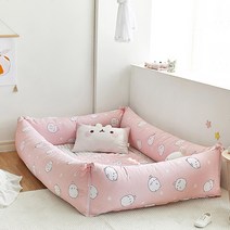 쉬즈홈 몰랑이 마이크로 범퍼 쿠션커버, 베베 핑크