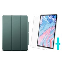 ESR 스마트 커버 아이패드 케이스 + 종이질감 필름 세트, 캑터스그린(EB516), EA986