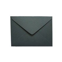 사각 엽서형 도톰한 밍크지 엽서봉투 180 x 120 mm, 블랙, 100개