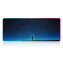 디씨네트워크 RGB LED 일러스트 게이밍 키보드 마우스 장패드 5mm, CINEMA, 1개