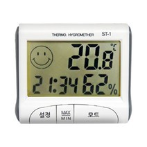 디지털 온습도계 화이트 ST-1, 1개