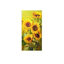 세로 대형 해바라기 보석십자수 DIY 키트 70 x 120 cm, 혼합색상, 1세트
