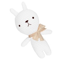 아이한코 뚱이 코튼 Big 손뜨개인형 뜨개질 DIY 패키지 + 꼬리방울 랜덤발송, 1세트, 027 화이트
