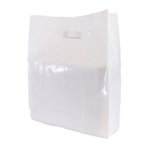 베스트팩 PE 화이트 링 비닐쇼핑백 100p, 혼합색상