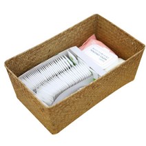 내일의공간 작은 직사각 라탄바구니 XL 36 x 22 x 14 cm, 네츄럴, 1개