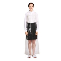 THE앞치마 우레탄 방수 H형 앞치마 대, 클리어, 1개