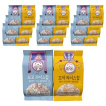 바비브레드 라이스칩 2종 세트, 10세트, 블루베리 + 사과 + 유산균 혼합맛, 단호박 + 자색고구마 + 유산균 혼합맛