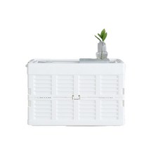 마켓비 KONTINO 폴딩박스 38L, 화이트, 1개