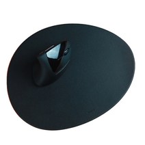 FENICE 조약돌 가죽 마우스 패드, BLACK, 1개