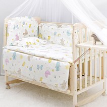 JK스토어 벨라 베이비 원목아기침대 아기침대, 아기침대+쁘띠베베코지 범퍼