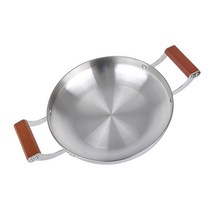레벤쿠첸 인덕션용 우드 핸들 스텐 양수 전골 냄비, 28cm, 혼합색상