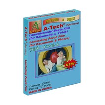 A-TECH 코팅필름 100mic 엽서사이즈 110x160mm, 100개