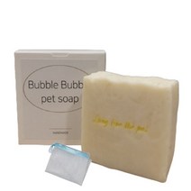 롱리브더펫 강아지 핸드메이드 보습 비누 + 거품망, 100g, 1개