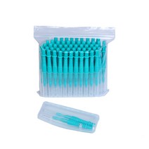 스마일브러쉬 I형 치간칫솔 SS 0.9mm 민트, 1개, 50개입