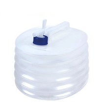벅703 원형 자바라 캠핑 물통 10L, 1개