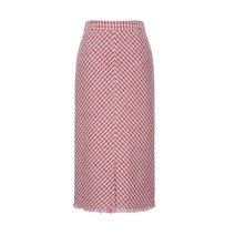 에스쏠레지아 프린지 트위드 스커트