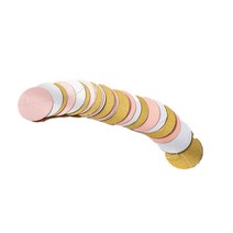 아티파티 글리터 도트 파티 가랜드 2.6m, 혼합색상, 1개