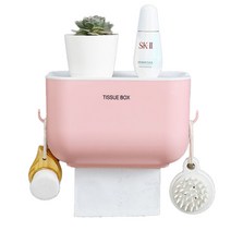 빈테리어 방수 수납 휴지걸이 M, 02, 1개