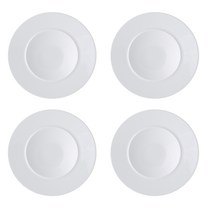 Ariane 모던 디자인 양식볼 원형 31cm, Pure White, 4개