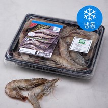 무항생제 인증 청정 새우농장에서 자란 새우 (냉동), 500g, 1개