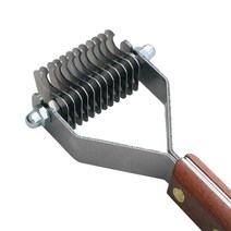 반려동물 스피드스트리퍼 코트킹 12날 파인 27STE010, 브라운 + 실버, 1개