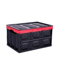 접이식 트렁크 수납박스 30L, 블랙