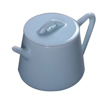 경덕진 영청 구형 거름망 죽절차호, 화이트, 250ml