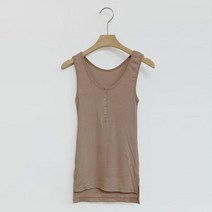 안젤로비안코 여성용 Button Sleeveless 나시