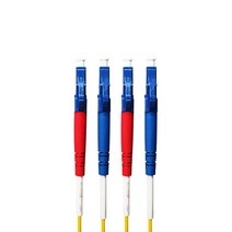 ANYPORT PLUS 광점퍼코드 1Gbps LC-LC 싱글 10m, 혼합색상, 1개